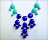 Blue & Turquoise Bubble Necklace