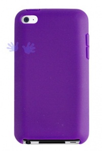 Premium Purple Soft Gel Silicone Skin Case Cover for Apple iPod Touch 4G, 4th Generation, 4th Gen