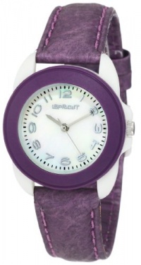 Sprout Women's ST1021MPIVPR Eco-Friendly Corn Resin and Purple Tyvek Strap Watch