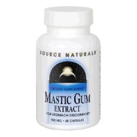 Source Naturals Mastic Gum Extract 500mg, 60 Capsules (Pack of 2)