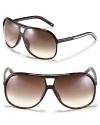 Go for classically cool in retro-inspired aviator sunglasses from Dior.