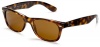 Ray-Ban RB2132 New Wayfarer Non-Polarized Sunglasses, Yellow Tortoise Frame/B-15 XLT Lens, 52 mm