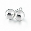 Bling Jewelry Sterling Silver Bead Ball Stud Earrings 9mm