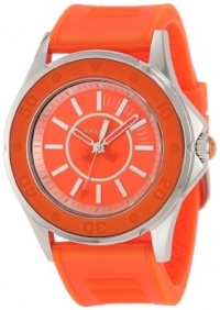 Juicy Couture Women's 1900874 Rich Girl Orange Jelly Strap Watch