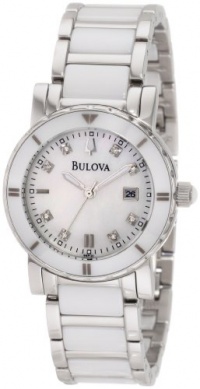 Bulova Women's 98P121 Highbridge Substantial Ceramic + Stainless steel construction Watch