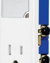 Cooper Wiring Devices TR7735W-BOX 3-Wire Receptacle Combo Nightlight with Tamper Resistant 2-Pole, White