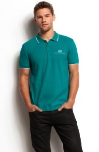 Armani Exchange Signature A|X Pique Polo