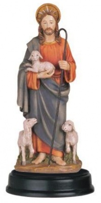 Jesus Good Shepherd Holy Religious Figurine Decoration Statue Decor