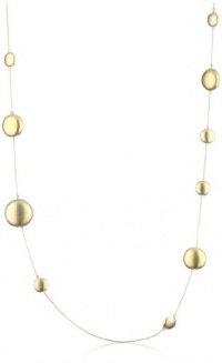 Kenneth Cole New York Gold Disc 37 Long Illusion Necklace