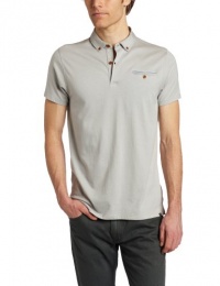 Ben Sherman Men's Plectrum Short Sleeve Supima Cotton Polo