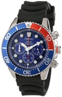 Seiko Men's SSC031 Solar Dive Chronograph Classic Solar Dive Chronograph Watch