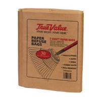 Ampac TVL-10PK True Value 30 Gallon Paper Lawn and Leaf Bags, 10 Count