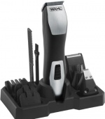 Wahl 9855-300 Groomsman Pro All-in-one Rechargeable Grooming Kit, Black/silver