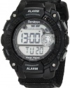 Armitron Men's 408236BLK Chronograph Black Resin Digital Sport Watch