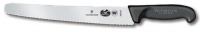 Victorinox Swiss Army 10-1/4-Inch Fibrox Wavy Bread Knife, Black