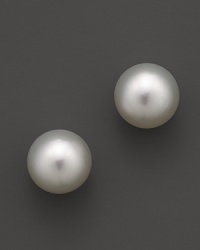 Cultured white South Sea pearls make a timeless statement on simply glamorous studs. From Tara Pearls.