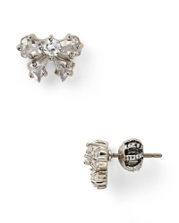 Juicy Couture's bow earrings soften up a rock-inspired style. Or pair them with a party dress and go all-out girly.