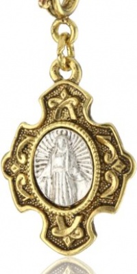 The Vatican Library Collection Two Tone St. Mary Charm