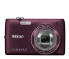 Nikon COOLPIX S4100 14 MP Digital Camera with 5x NIKKOR Wide-Angle Optical Zoom Lens and 3-Inch Touch-Panel LCD (Plum)