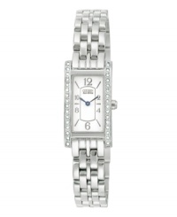 Sparkling Swarovski crystals lend a classic Citizen timepiece a touch of glamour.