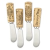 Vintage Wine Cork Cheese Spreader Set of 4