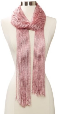 Collection XIIX Women's Lurex Net Wrap Scarf