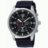 Seiko Men's SNDA57 Black Dial Watch