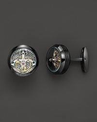 TF Est. 1968 Black PVD Tourbillon Cufflinks