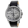 Victorinox Swiss Army Men's 241553.2 Leather Officers Quartz Analog Chronograph Silver Dial Watch