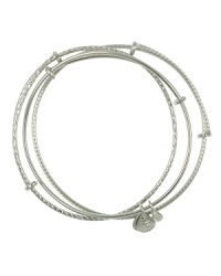 Better together, this Alex and Ani bangle set adds beautiful depth to your bracelet stack, simply crafted of plated metal.