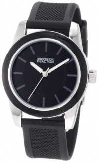 Kenneth Cole REACTION Women's RK6011 HOLIDAY-Box Set Round Black Enamel Bezel Watch