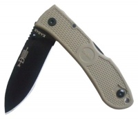 Ka-Bar Dozier Folding Hunter Knife, Coyote Brown