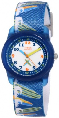 Timex Kids' T7B888 Analog Surfer Elastic Fabric Strap Watch