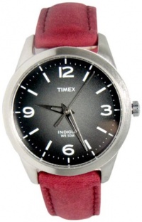 Timex Women's T2N642 Weekender Classic Casual Rose Leather Strap Watch