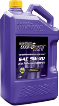 Royal Purple 51530 API-Licensed SAE 5W-30 High Performance Synthetic Motor Oil - 5 Quart