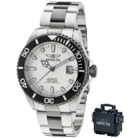 Invicta Men's 10498BLB Pro Diver Automatic White Dial Two Tone Stainless Steel Watch