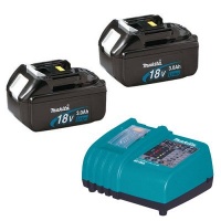 Makita (1) DC18RA Charger & (2) BL1830 Batteries NEW