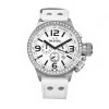 TW Steel Men's TW10 Canteen White Leather Chronograph Dial Watch