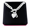 Juicy Couture White Starter Necklace with Heart Charm