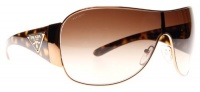 PRADA SPR 57L SPR57L Brass Havana 70E-6S1 Shields Sunglasses Shades