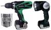 Hitachi DS14DSFL 14.4-Volts Lithium-Ion 1.5 Amp Cordless Drill Driver