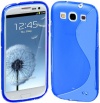 Cimo S-Line Back Flexible Cover TPU Case for Samsung Galaxy S III S3 (AT&T, T-Mobile, Sprint, Verizon, US Cellular, International) - Blue