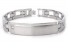 Dolan Bullock 7PT Diamond Silver ID Bracelet