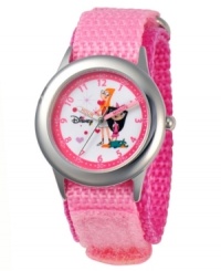 Help your kids stay on time with this fun Time Teacher watch from Disney. Featuring Candace and Isabella from the hit show Phineas & Ferb, the hour and minute hands are clearly labeled for easy reading.