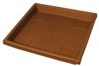 Akro-Mils SRO15500E21 Accent Planter Tray, Chocolate, 15.5-Inch