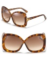 Tom Ford Calgary Squared Oversized Sunglasses