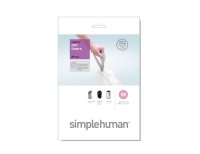 simplehuman Custom Fit Trash Can Liner M, 45 Liters / 12 Gallons, 20-Count (pack of 2)