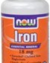 Now Foods Iron 18mg Ferrochel, Veg-capsules, 120-Count