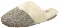 Anne Klein Women's Cable-Knit Mule Slipper