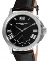 Raymond Weil 9576-STC-00200 Men's Tradition Black Leather Watch